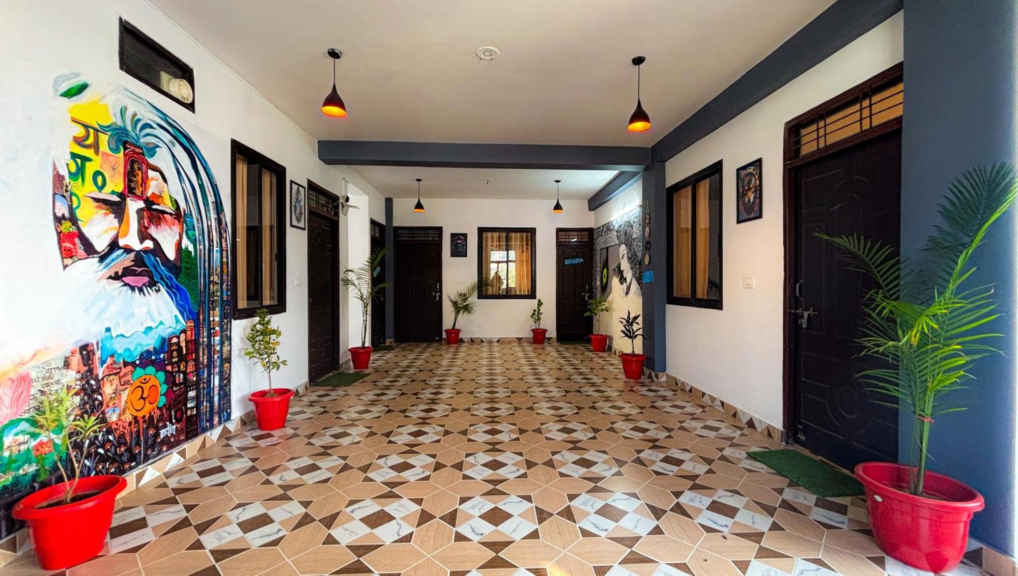 Albergue Skyard Rishikesh, Laxman Jhula Exterior foto