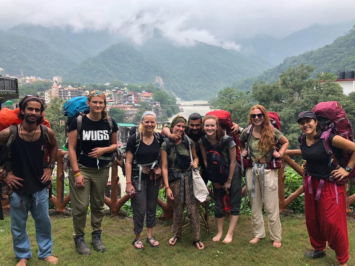 Skyard Rishikesh, Laxman Jhula Albergue Exterior foto